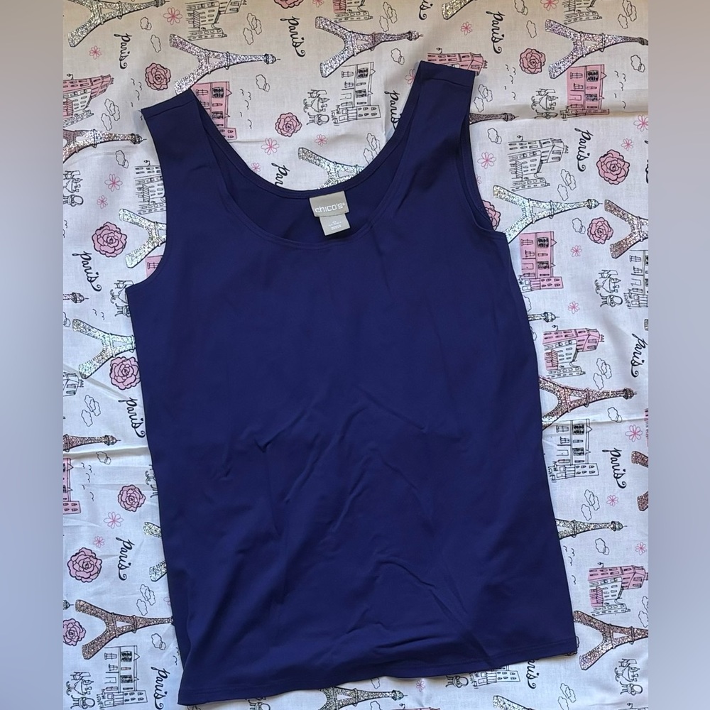 Chico’s Navy Blue Athletic Tank Top